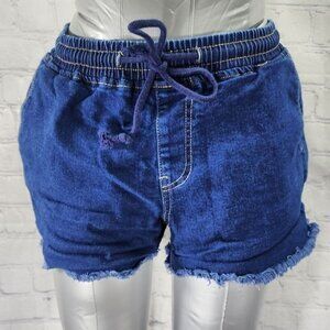 YMI elastic waist tie front shorts